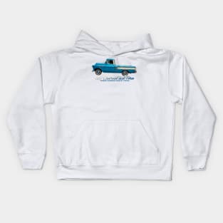 1957 Chevrolet Task Force Cameo Carrier Pickup Truck Kids Hoodie